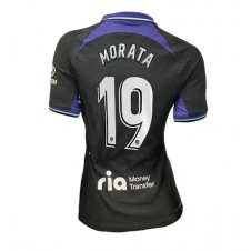 Atletico Madrid Alvaro Morata #19 Bortatröja Dam 2022-23 Korta ärmar